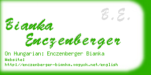 bianka enczenberger business card